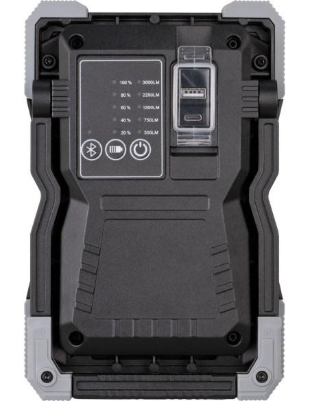 LED arbejdslampe 30 W højtaler/powerbank