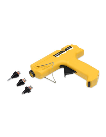 Limpistol opladelig i kuffert og 6 lim