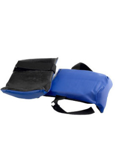 Knæbeskyttersæt 2 stk. med velcro rem.
