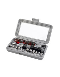 Bitssæt 46 dele med skraldehåndtag