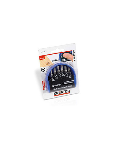 Bitssæt torx 7 dele - med bitsholder