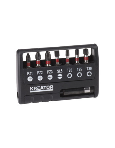 Bitssæt impact torsion 8 dele