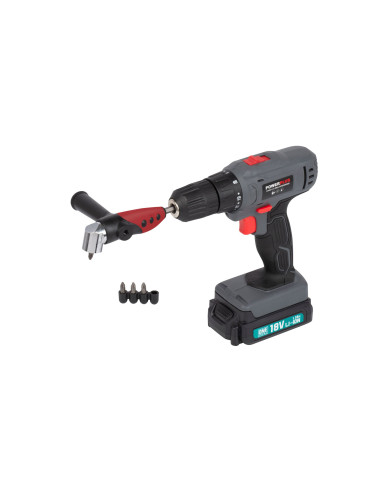 Vinkel skruetrækker med 4 bits