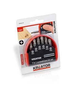 Bitssæt 7 dele - med bitsholder