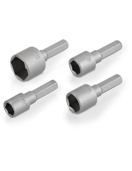 Magnettoppesæt 7,8,10,13 mm