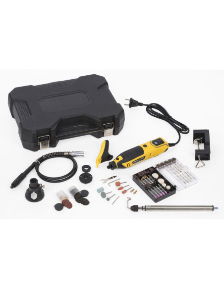 Multiværktøj med teleskopstativ 126 dele