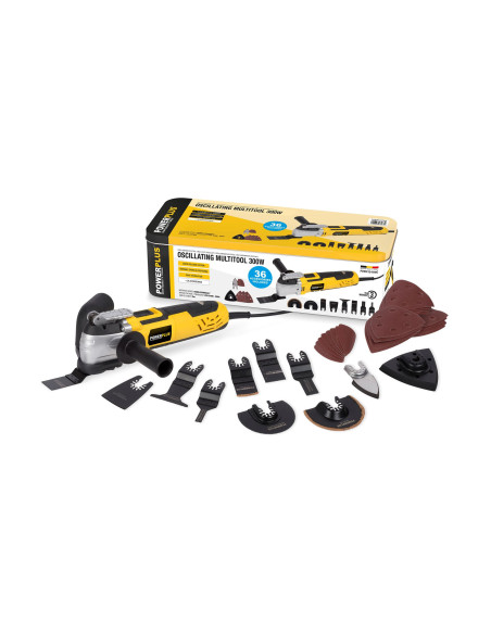 Multicutter i kuffert med 36 dele 300 W