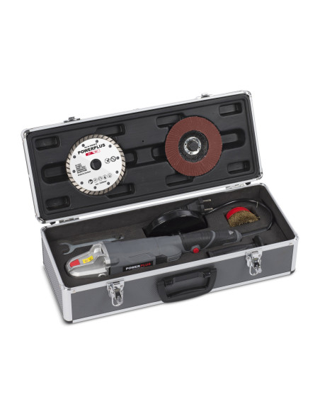 Vinkelsliber 125 mm med 6 dele  900 W