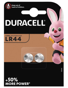 Batteri Duracell LR44 knapcelle (2 stk)