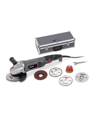Vinkelsliber 125 mm med 6 dele  900 W