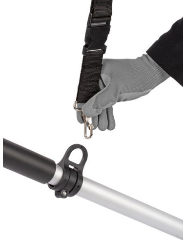 Teleskop kædesav 40 V m/batteri og lader