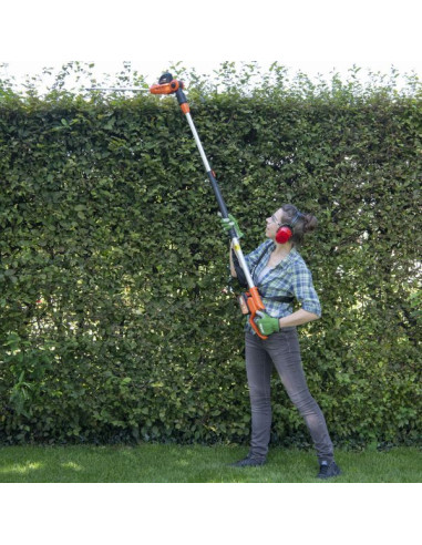 Teleskop hækkeklipper 40V m/batteri og lader