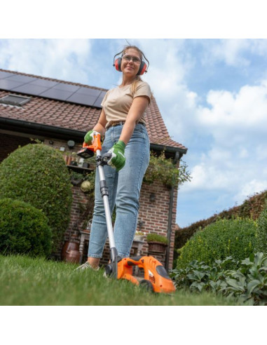 Teleskop græs-/busksaks 20V - m/batteri og lader