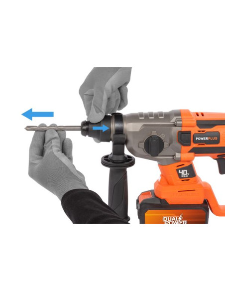 Borehammer 40 V - inkl tilbehør