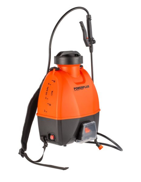 Tryk-/Rygsprøjte 16 liter 20 V u/batteri