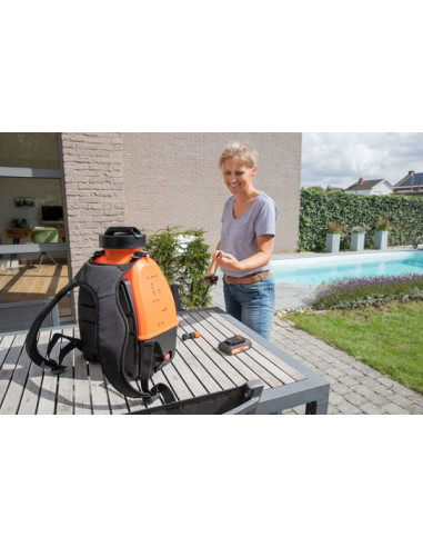 Tryk-/Rygsprøjte 16 liter 20 V u/batteri