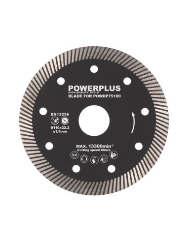 Fliseskærer 20 V Ø 110 mm