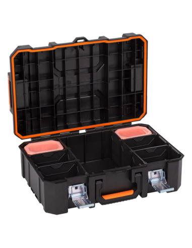 Værktøjskasse 35 liter med metal beslag