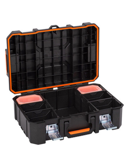 Værktøjskasse 35 liter med metal beslag