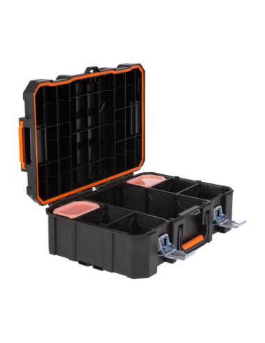 Værktøjskasse 35 liter med metal beslag