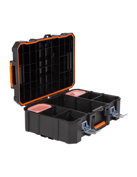 Værktøjskasse 35 liter med metal beslag