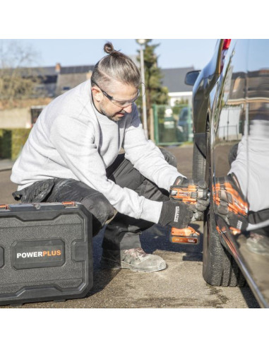 Slagnøgle 1/2'' 220 Nm 20V i kuffert