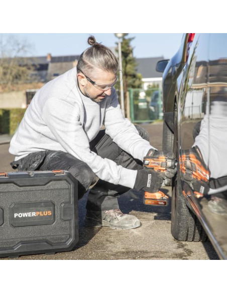 Slagnøgle 1/2'' 220 Nm 20V i kuffert