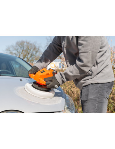 Polermaskine med polerskive solo