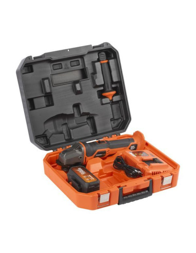 Vinkelsliber 40 V 115 mm i kuffert