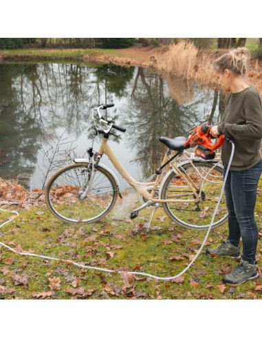 Højtryksrenser med batteri og lader 20 V