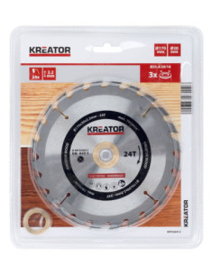 Rundsavsklinge 170 mm - 24 HM tænder