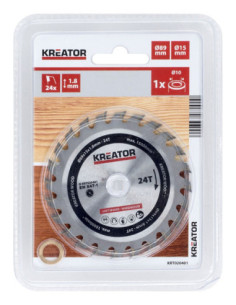 Rundsavsklinge 89 mm - 24 HM tænder