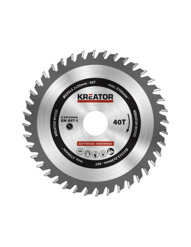 Rundsavsklinge 235 mm - 40 HM tænder