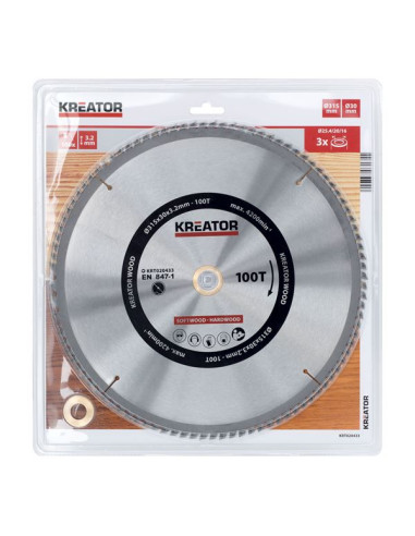 Rundsavsklinge 315 mm - 100 HM tænder