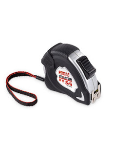 Båndmål 5 meter bredde 19 mm alu/soft