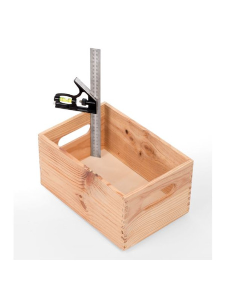 Vinkel 300 mm justerbar med libelle