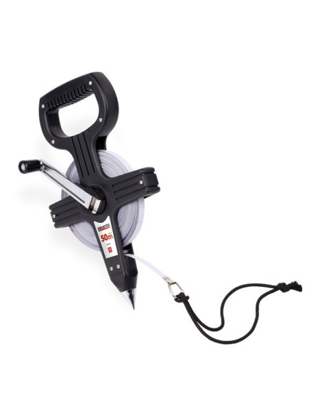 Målebånd 50 m med metalbånd og ABS ramme