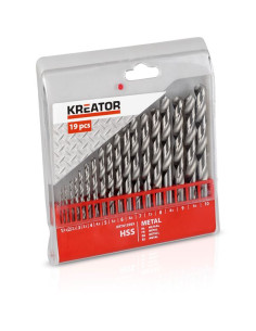 HSS Borsæt 19 dele - 1-10 mm
