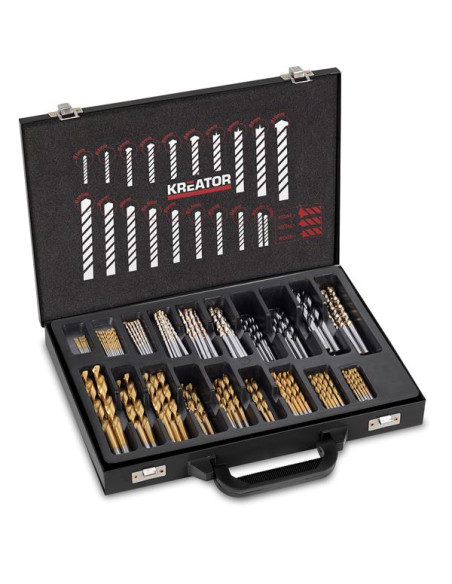HSS-Tin borsæt kombi 120 dele