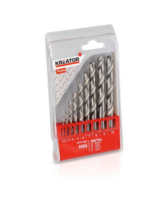 HSS Borsæt 10 dele - 1-10 mm