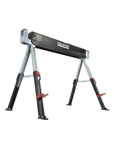 Arbejdsbuk justerbar 62-82 cm foldbar