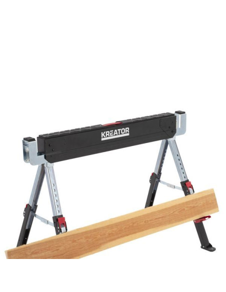 Arbejdsbuk justerbar 62-82 cm foldbar