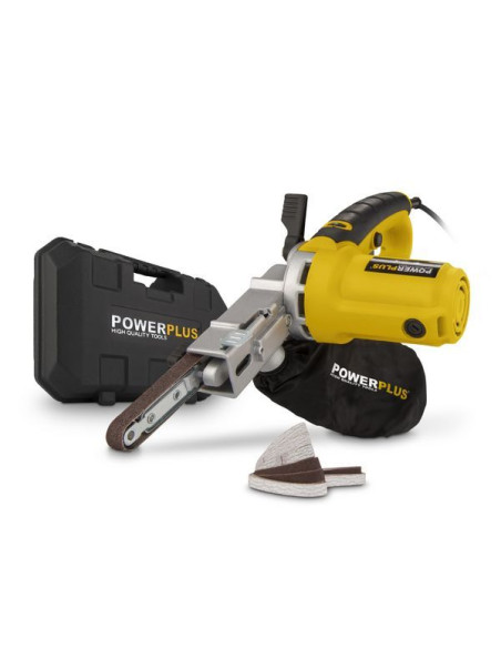 Båndsliber smal 13 mm i kuffert +10 bånd