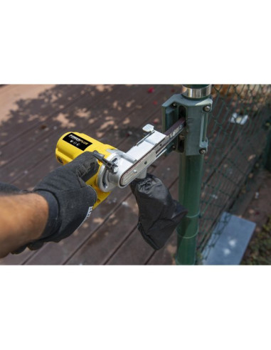 Båndsliber smal 13 mm i kuffert +10 bånd