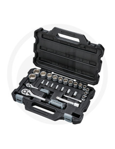 BLACK EDITION HeavyGrip topnøgle-sæt, 1/4"-1/2"