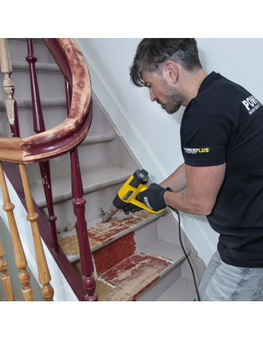 Varmepistol i kuffert med tilbehør 2000 W