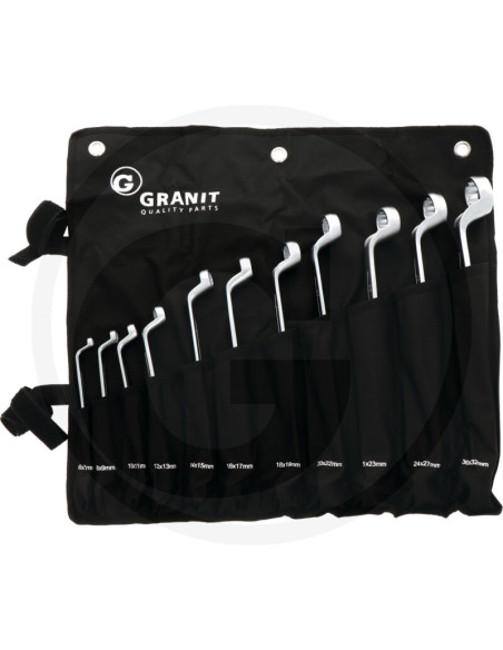 BLACK EDITION Dobbelt ringnøgle sæt, 6-32 mm