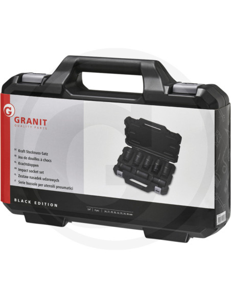 BLACK EDITION 3/4" 6-kant krafttoppe