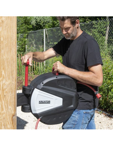 Slangeoprul 30 meter til vægmontering