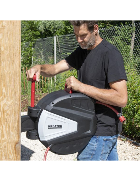 Slangeoprul 30 meter til vægmontering